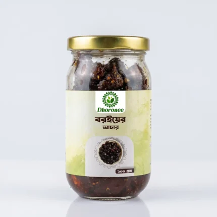 Dhoronee boroi achar pickle 200g jar packaging