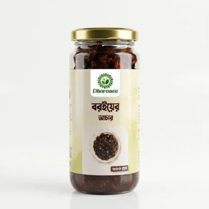 Dhoronee boroi achar pickle 300g jar packaging