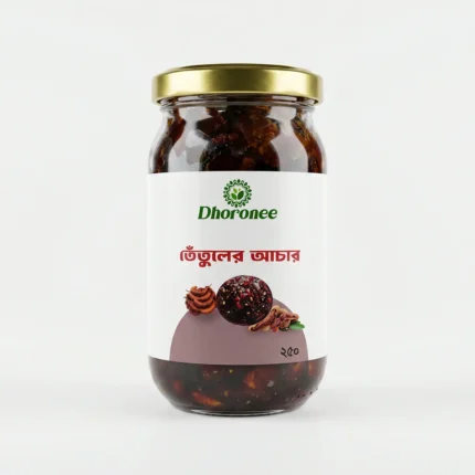 Dhoronee tetuler achar tamarind pickle 250g jar packaging