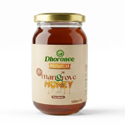 sundarban khalisha flower honey 500ml jar packaging